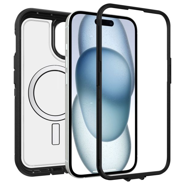 OtterBox Coque arrière Defender XT Apple iPhone 13/14/15/16e - Clear / Black
