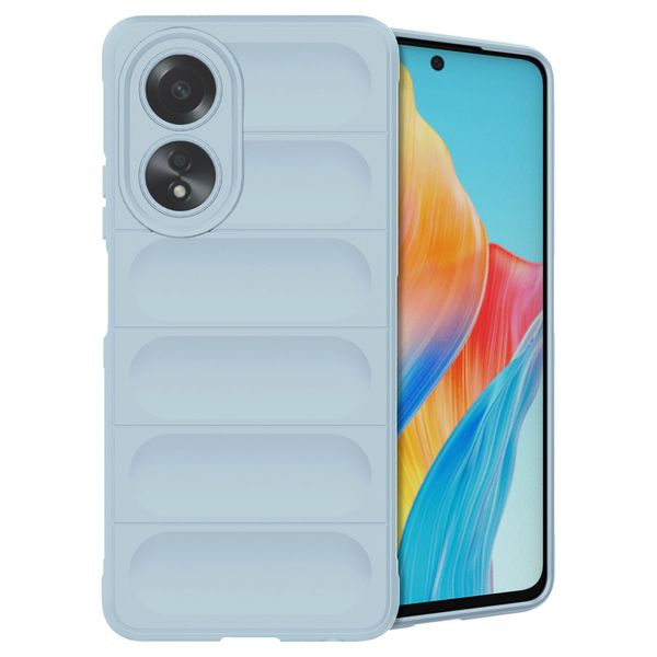 imoshion Coque arrière EasyGrip Oppo A58 (4G) - Bleu clair