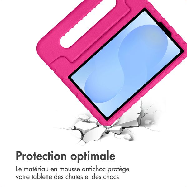 imoshion Coque kidsproof avec poignée Samsung Galaxy Tab A11 / A9 8.7 pouces - Rose