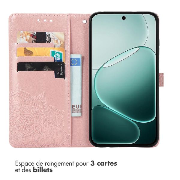 imoshion Etui de télephone Mandala Oppo A6 Pro (5G) - Rose Gold