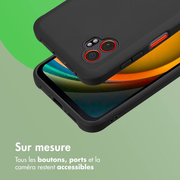 imoshion Coque Couleur Samsung Galaxy Xcover 7 Pro - Noir