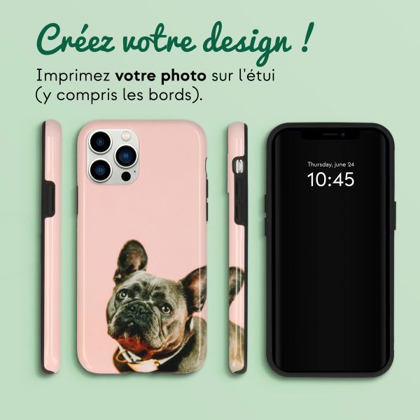 Concevez votre propre coque Tough Apple iPhone 13 Pro - Blanc