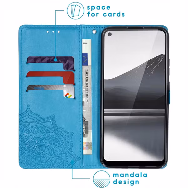 imoshion Etui de télephone Mandala Nokia 3.4 - Turquoise