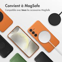 imoshion Coque Couleur avec MagSafe Samsung Galaxy S24 - Neon Orange