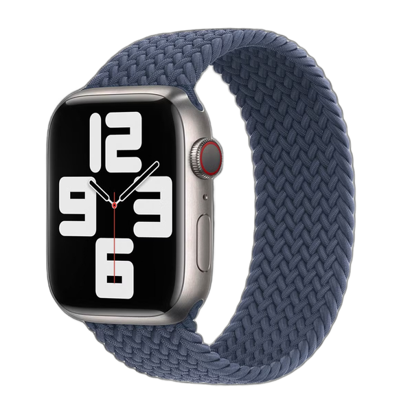 Apple 4 Pack Apple Bracelet Solo tressé Apple Watch| 38/40/41/42 mm - Taille 5 - (PRODUCT)RED / Maize / Lavender / Storm Blue