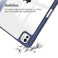 imoshion Coque tablette rigide Trifold Apple iPad Pro 11 (2024) M4 - Bleu foncé