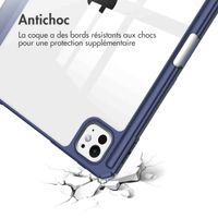 imoshion Coque tablette rigide Trifold iPad Pro 11 (2024) M4 - Bleu foncé