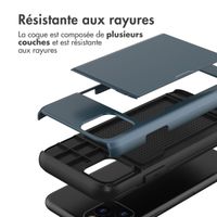 imoshion Coque arrière avec porte-cartes Apple iPhone 11 Pro - Bleu foncé
