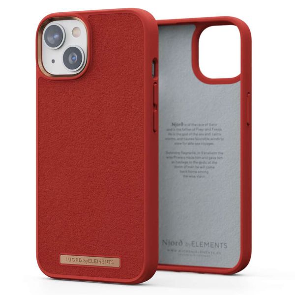 Njorð Collections Coque daim Comfort+ iPhone 14 - Burnt Orange