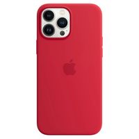 Apple Coque en silicone MagSafe Apple iPhone 13 Pro Max - (Product) Red