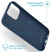 imoshion Coque Couleur iPhone 13 Pro Max - Bleu foncé