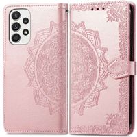 imoshion Etui de téléphone portefeuille Mandala Samsung Galaxy A33 - Rose Champagne