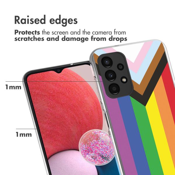 imoshion Coque Design Samsung Galaxy A13 (4G) - Rainbow flag