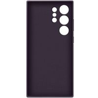 Samsung Coque originale en cuir vegan Galaxy S24 Ultra - Dark Violet