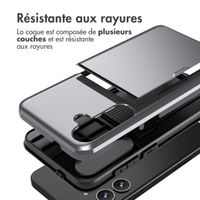 imoshion Coque arrière avec porte-cartes Samsung Galaxy S24 Plus - Gris