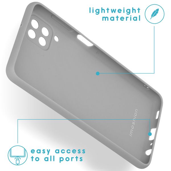 imoshion Coque Couleur Samsung Galaxy A12 - Gris