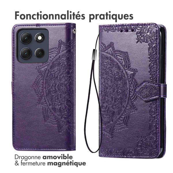 imoshion Etui de télephone Mandala Motorola Moto G86 Power - Violet
