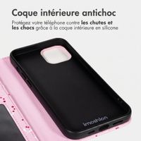 imoshion Étui de télephone portefeuille Design Apple iPhone 15 - Blush Berries