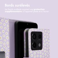 imoshion Étui de téléphone portefeuille Design Xiaomi Redmi Note 13 Pro (5G) / Poco X6 - White Daisy