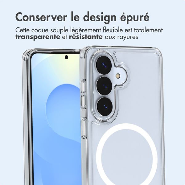 imoshion Coque arrière de protection avec MagSafe Samsung Galaxy S26 Plus - Transparent