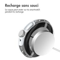 imoshion Coque rigide à couverture complète Google Pixel Watch / Watch 2 / Watch 3 / Watch 4 (41 mm) - Argent