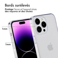 Accezz Coque Clear 100% recyclée Apple iPhone 14 Pro - Transparent