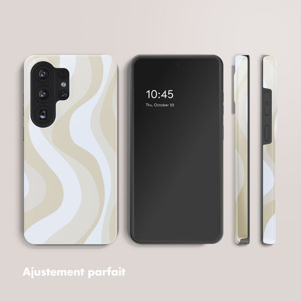 Selencia Coque arrière Vivid Samsung Galaxy S26 Ultra - Desert Waves Beige