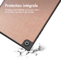 imoshion Coque tablette Trifold Samsung Galaxy Tab A8 - Rose Champagne