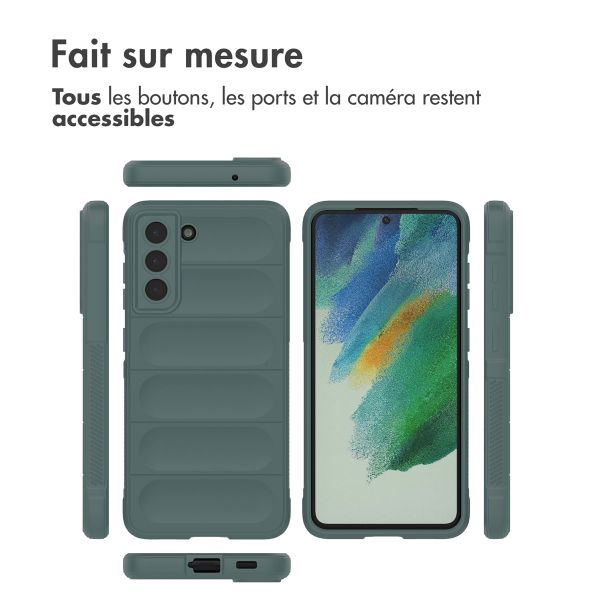 imoshion EasyGrip Backcover Samsung Galaxy S21 FE - Vert foncé