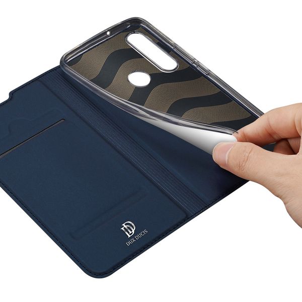 Dux Ducis Étui de téléphone Slim Huawei P40 Lite E - Bleu foncé