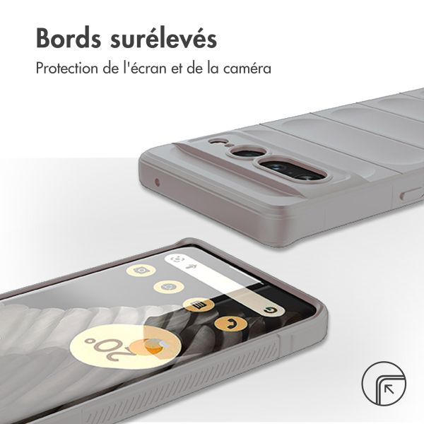 imoshion Coque arrière EasyGrip Google Pixel 7 Pro - Gris