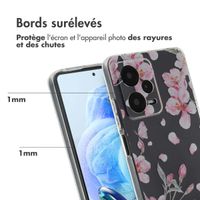 imoshion Coque Design Xiaomi Redmi Note 12 Pro (5G) - Blossom Watercolor