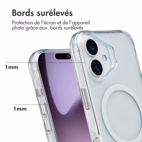 imoshion Coque Rugged Air MagSafe Apple iPhone 17 - Transparent