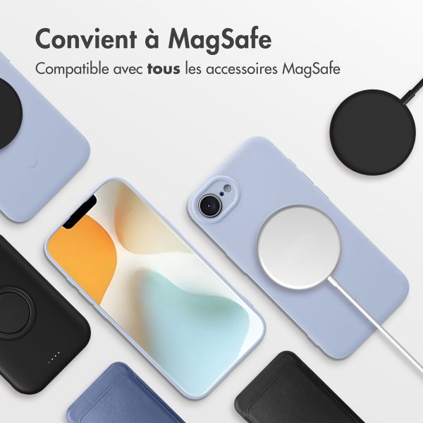 imoshion Coque Couleur avec MagSafe iPhone 16e - Lila