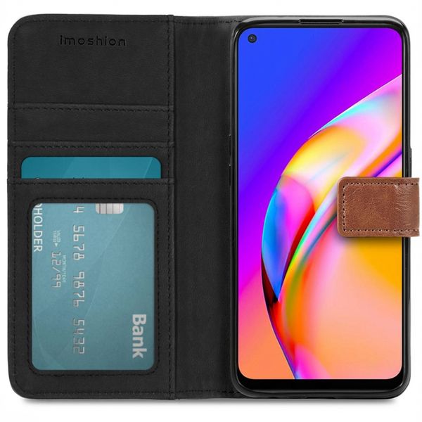 imoshion Étui de télephone portefeuille de luxe Oppo A94 (5G) - Marron