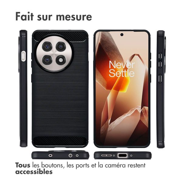 imoshion Coque Brushed OnePlus 13R - Noir