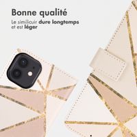 imoshion Étui de télephone portefeuille Design Apple iPhone 11 - Beige Graphic