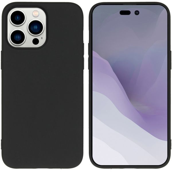 imoshion Coque Couleur Apple iPhone 14 Pro Max - Noir