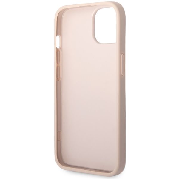 Guess Coque 4G Metal Logo Backcover Apple iPhone 15 - Rose