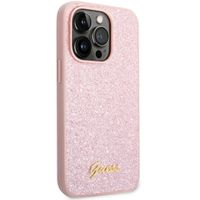 Guess Coque Glitter Flakes iPhone 14 Pro Max - Rose