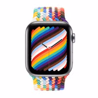 Apple Bracelet Solo tressé Apple Watch Series 1 - 11 / SE / Ultra (44/45/46/49 mm) - Taille 1 - Pride Edition