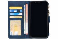Porte-monnaie de luxe iPhone Xr - Bleu foncé