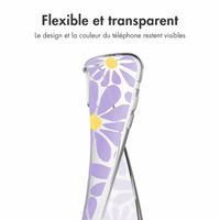 imoshion Coque design pour iPhone 11 - Tropical Violet Flowers Connect