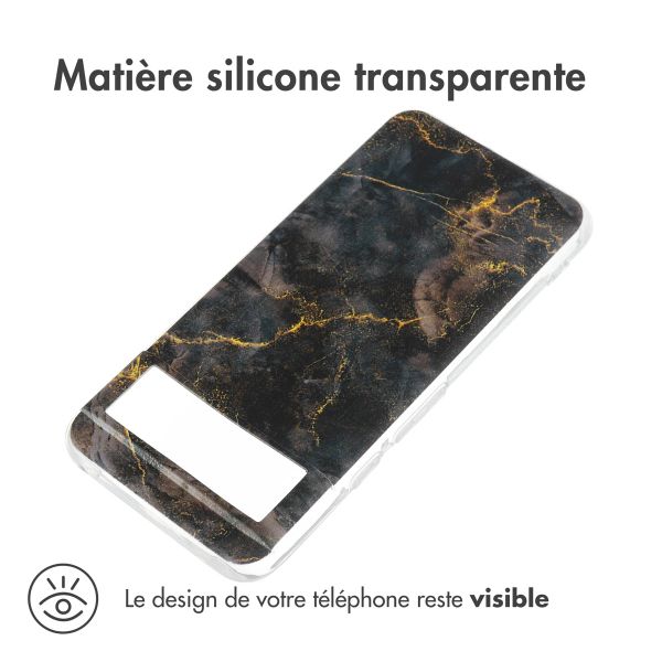 imoshion Coque Design Google Pixel 8 - Black Marble