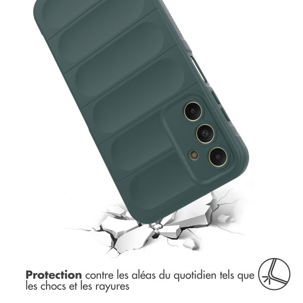 imoshion Coque arrière EasyGrip Samsung Galaxy A15 (5G/4G) - Vert foncé