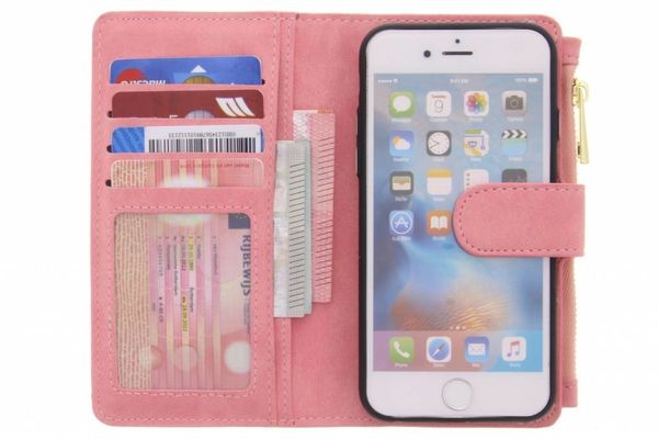 Porte-monnaie de luxe iPhone 6 / 6s - Rose