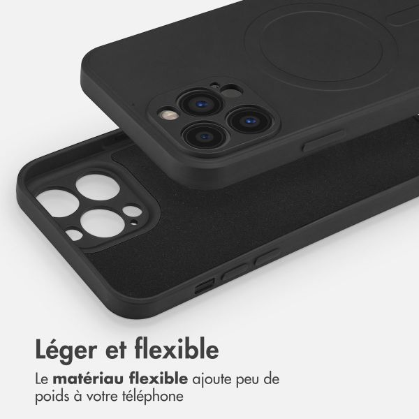 imoshion Coque Couleur avec MagSafe iPhone 13 Pro Max - Noir