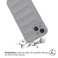 imoshion Coque arrière EasyGrip iPhone 14 - Gris