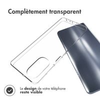 Accezz Coque Clear Motorola Moto G62 - Transparent