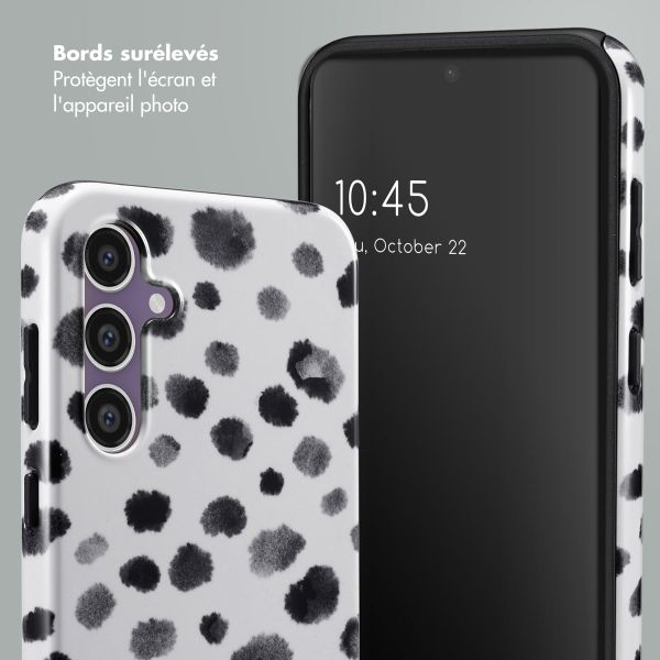 Selencia Coque arrière Vivid Samsung Galaxy S23 FE - Trendy Leopard